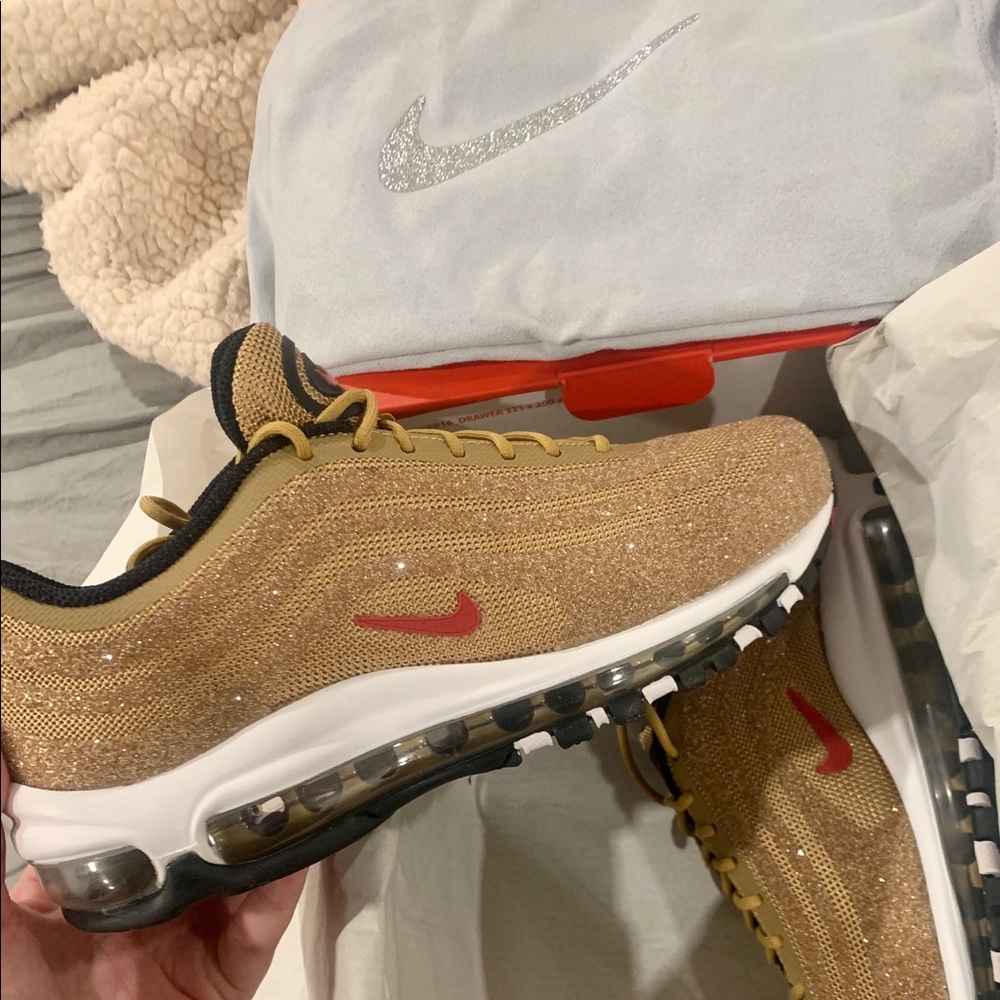 Nike AirMax 97 LX x Gold Swarovski Crystal - Picture 7 of 8